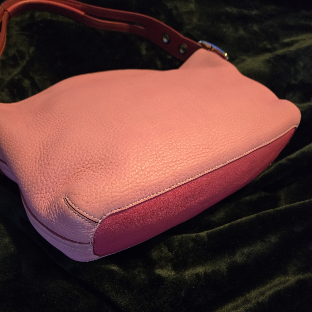 Coach Vintage Soho Pebbled Leather 2 Tone Pink - Picture 4 of 11